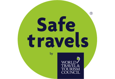 The World Travel & Tourism Council Safe Travels mark.