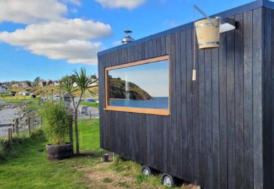 a photo of criccieth sauna with ice bucket
